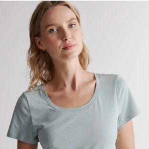 NWT Quince Cotton Modal Crew Neck Tee